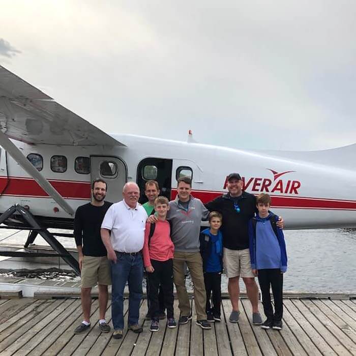 Floatplane to the Outpost Cabins at Walleye Lake - River Air