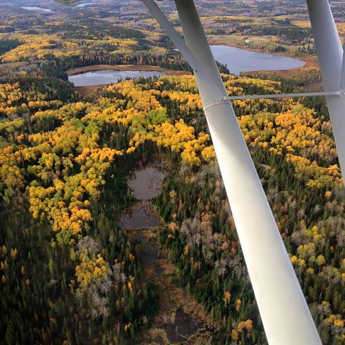 Our skilled bush pilots will fly you from Kenora to our outpost camp, accessible only by floatplane