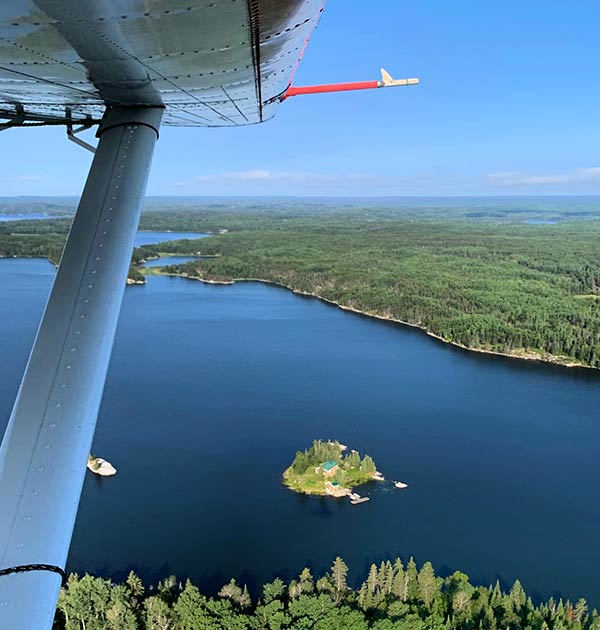 Floatplane access Fishing Cabins on Walleye Lake, Ontario